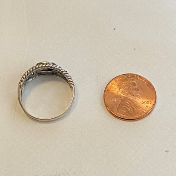 Sterling Silver Yin Yang ring size 7.5 - Picture 3 of 7